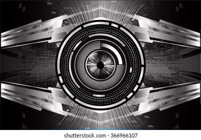 dark black color Light Abstract Technology background for computer graphic website internet and business. circuit. illustration.digital.infographics. binary code. www.vector.motion. eye scan virus