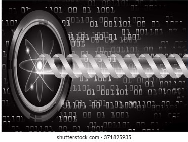 dark black color Light Abstract Technology background for computer graphic website internet and business. circuit. illustration.digital.infographics. binary code. 