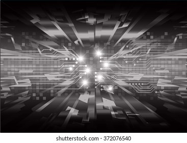 dark black color Light Abstract Technology background for computer graphic website internet and business. circuit. illustration.digital.infographics. binary code. www.motion move blur. 
