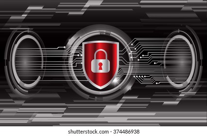 Dark black color Light Abstract Technology background for computer graphic website internet and business. circuit. vector illustration. infographics. motion move blur.neon. pixel. key scan virus