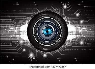 dark black color Light Abstract Technology background for computer graphic website internet and business. circuit. illustration. digital. infographics. binary code background. eye scan virus
