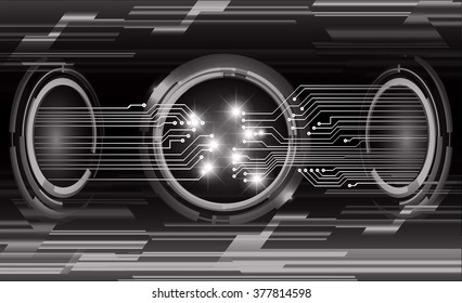 Dark black color Light Abstract Technology background for computer graphic website internet and business. circuit. vector illustration. infographics. motion move blur.neon. pixel. eye scan virus key