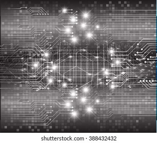 dark black color Light Abstract Technology background for computer graphic website internet business. circuit. illustration. digital. infographics. binary code. 
