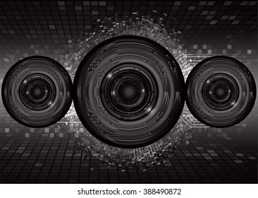 dark black color Light Abstract Technology background for computer graphic website internet business. circuit. illustration. digital. infographics. binary code. 