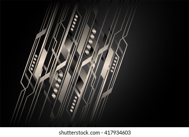 dark black color Light Abstract Technology background for computer graphic website internet and business. circuit. illustration. digital. infographics. binary code background