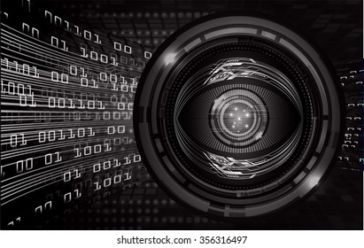 dark black eye Light Abstract Technology background for computer graphic website internet and business. circuit. 