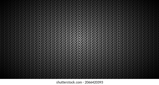 Dark black geometric background with squares pattern. Modern dark abstract vector texture.