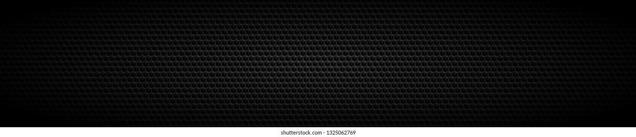 Dark black Geometric grid background Modern dark abstract vector texture