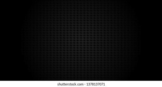 Dark black Geometric grid background Modern dark abstract texture