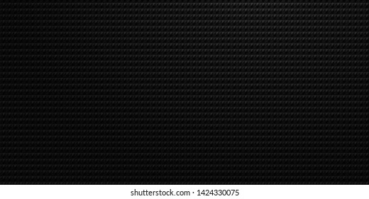 Dark black Geometric grid background. Modern dark abstract vector texture.

