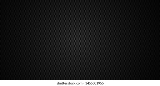 Dark black Geometric grid background. Modern dark abstract vector texture.