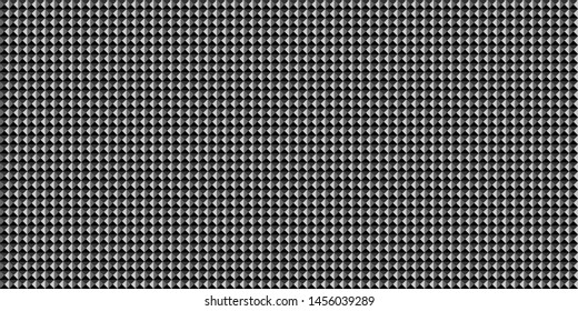 Dark black Geometric grid background. Modern dark abstract vector texture.