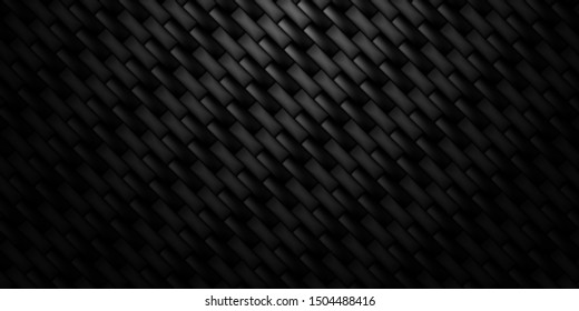 Dark black Geometric grid background Modern dark abstract vector texture