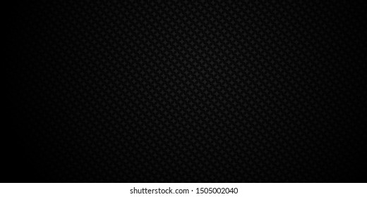 Dark black Geometric grid background Modern dark abstract vector texture