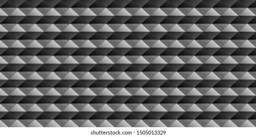 Dark black Geometric grid background Modern dark abstract vector texture