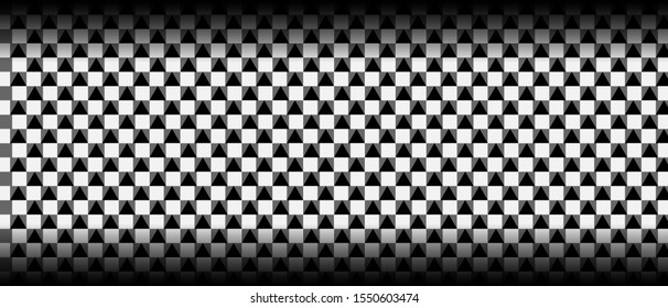 Dark black Geometric grid background Modern dark abstract  vector texture