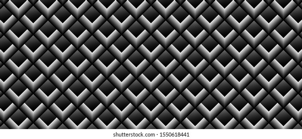 Dark black Geometric grid background Modern dark abstract vector texture