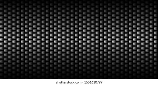 Dark black Geometric grid background Modern dark abstract vector texture