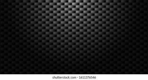 Dark black Geometric grid background Modern dark abstract vector texture