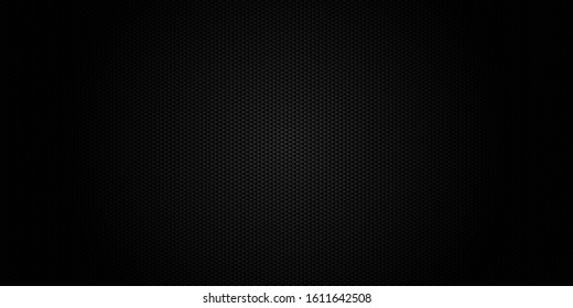 Dark black Geometric grid background Modern dark abstract vector texture