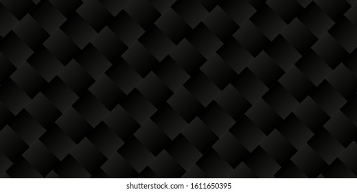 Dark black Geometric grid background Modern dark abstract vector texture