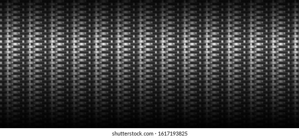 Dark black Geometric grid background Modern dark abstract vector texture