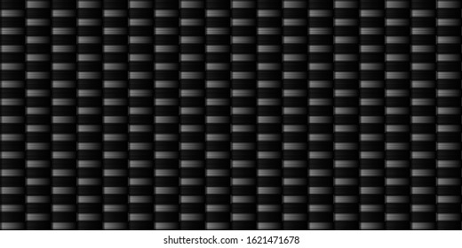 Dark black Geometric grid background Modern dark abstract texture.