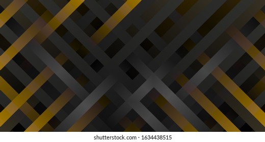 Dark black Geometric grid background Modern dark abstract vector texture with diagonal lines