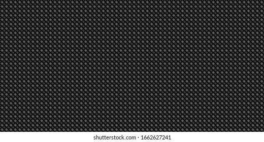 Dark black Geometric grid background Modern dark abstract vector seamless texture