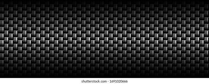 Dark black Geometric grid background Modern dark abstract texture
