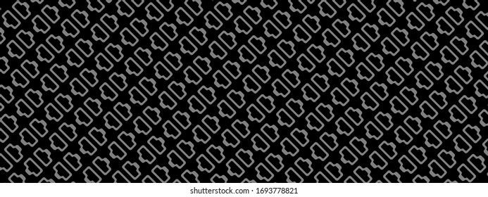 Fondo geométrico negro oscuro. Textura vectorial abstracta oscura moderna