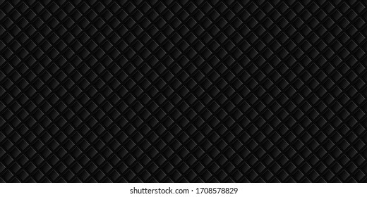 Dunkelschwarz Geometrischer Gitterhintergrund Moderne, dunkle abstrakte Vektorillustration-Struktur