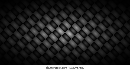 Dark black Geometric grid background. Modern dark abstract vector texture.	