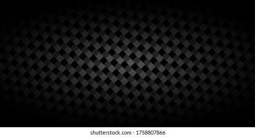 Dark black Geometric grid background Modern dark abstract texture