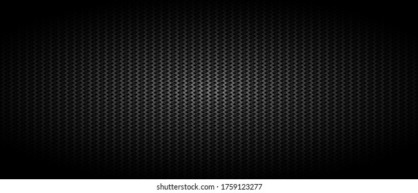 Dark black Geometric grid background Modern dark abstract texture