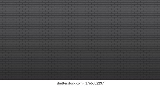 Dark black Geometric grid background wallpaper. Modern dark abstract texture