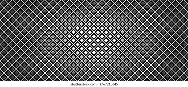 Borde oscuro negro de la cuadrícula geométrica Textura abstracta de vector moderna oscura	