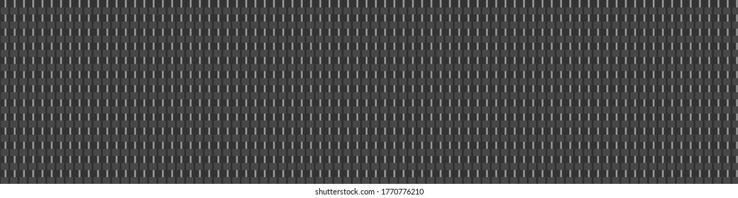 Dark black Geometric grid background Modern dark abstract vector texture