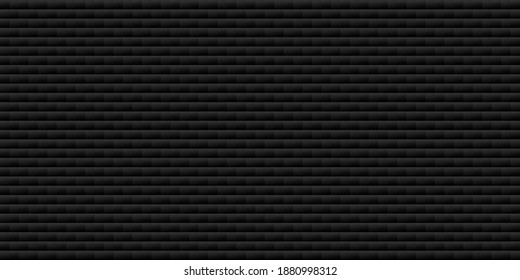 Dark black Geometric grid background. Modern dark abstract vector texture