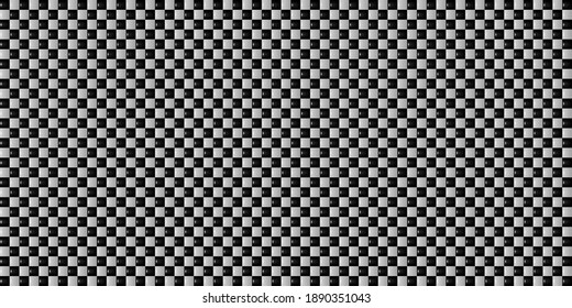 Dark black Geometric grid background. Modern dark abstract vector texture.