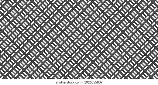 Borde oscuro negro de la cuadrícula geométrica Textura abstracta de vector moderna oscura