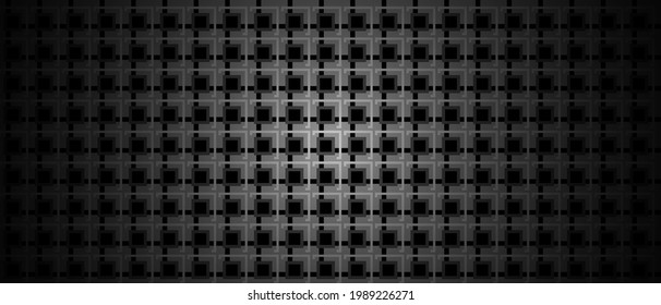 Fondo geométrico oscuro negro. Textura vectorial abstracta oscura moderna.