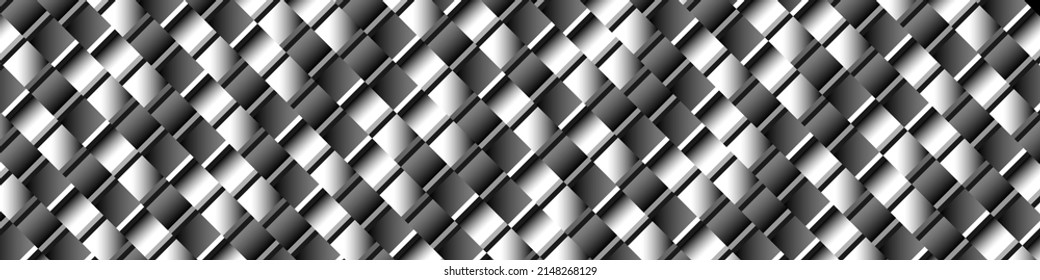Dark black Geometric grid background Modern dark abstract vector texture