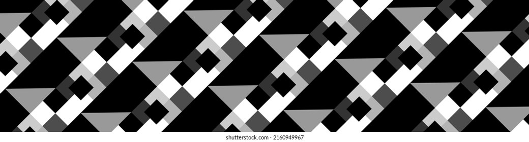 Dark black geometric grid background. Modern dark abstract vector texture. EPS 10