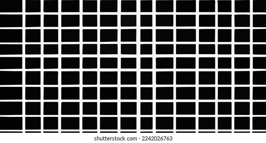 Dark black Geometric grid background 