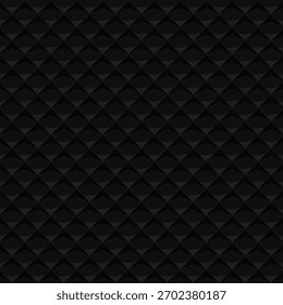 Dark Black Geometric Grid Background. Modern Abstract Vector Texture Design. Perfect for technology themes, corporate branding, web design, presentations, posters, digital templates