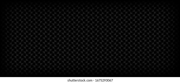 Cuadrícula geométrica oscura Fondo de fibra de carbono Textura abstracta oscura moderna