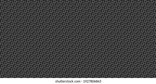 Reja geométrica negra oscura Fondo de fibra de carbono Textura abstracta oscura moderna