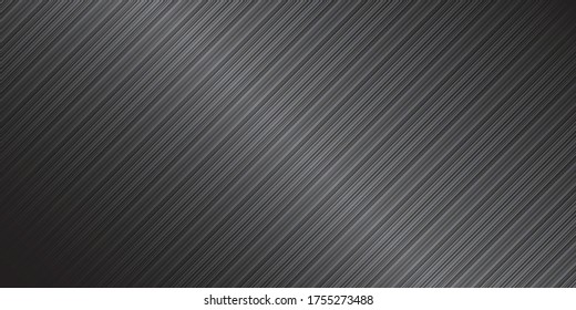 Dark black Geometric grid horizontal lines background Modern dark abstract texture