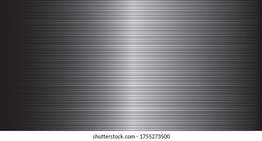 Dark black Geometric grid horizontal lines background Modern dark abstract texture